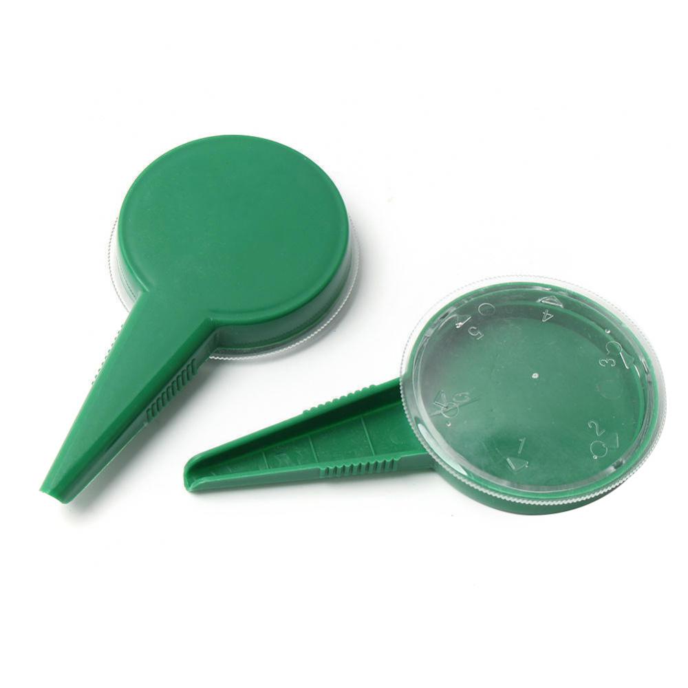 Сеялка для семян растений, 5 файлов, регулируемая ручная сеялка для цветов, газонов, многофункциональный садовый дозатор семян, аксессуар