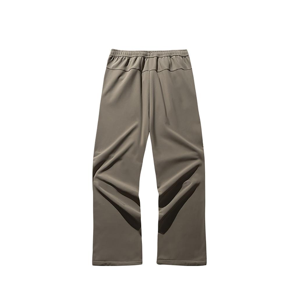 Anta Earth Shell 2.0 Outdoor Series Solid Color Mid-Rise Comfortable Breathable Versatile Straight-Leg Sports Pants Women Bottoms Bronze 962516503-1