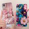 For Vivo Y97 Case V1813A V1813T Luxury Flowers Butterfly Painted Cover Soft Silicone Phone Case For Vivo Y97 Y 97 VivoY97 Fundas