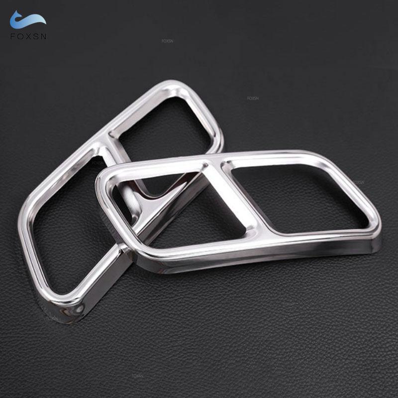 Автомобильные аксессуары из нержавеющей стали, хвостовой глушитель, выходная крышка выхлопной трубы, накладка для Mercedes Benz S Class W221 W222 C217 W251