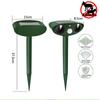 NewUltrasonic Solar Energy Animal Repellent Drive the Cat Away Drive Away Rats Bird Scarer Dog Repellent Device Snake Repellent