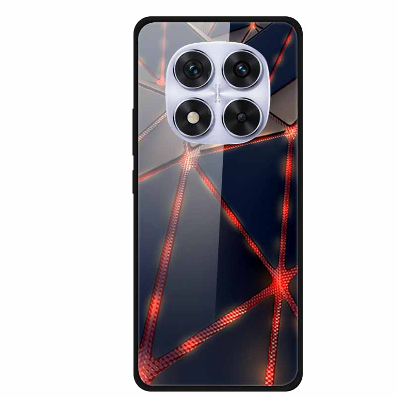 Жесткий чехол-книжка для Xiaomi Redmi Note 14 Pro 5G, чехол с мягким бампером, чехол из закаленного стекла для Redmi Note 14 Pro 4G, чехол Note14 Pro