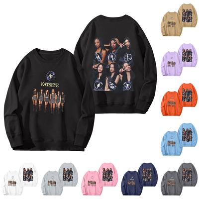 Женский модный пуловер с длинным рукавом, принтом и круглым вырезом, свободного кроя