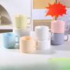 Macaron Souvenir Ins Style Simple Mug Household Water Cup Stacked Ceramic Cup Candy Color Coffee Cup