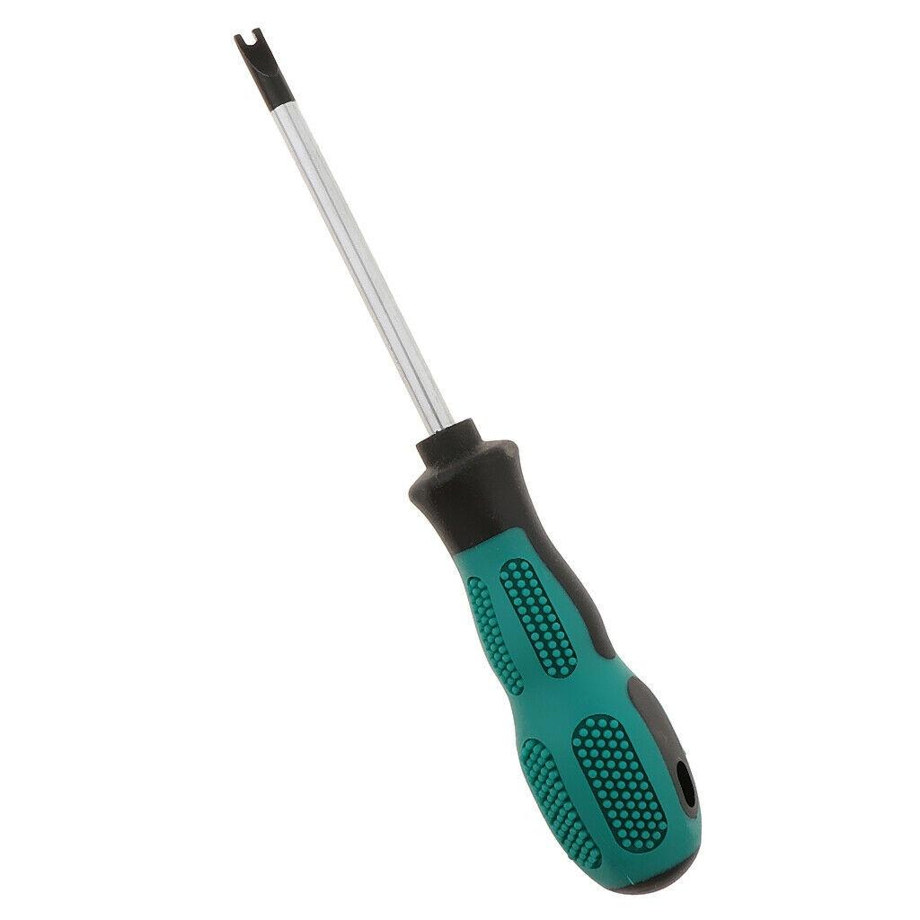 Вилочная отвертка Зеленая Термостойкая Магнитная Нескользящая