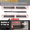 For BMW Accessories G20 3-Series 330i M340i 2019+ Gloss Black Car Side Skirt Extensions Rocker Panels Side Trim Spoiler Factory