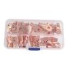60pcs SC Series Terminals Copper Gold Battery Wire Connectors Bare Cable Crimped Soldered Terminal Blocks Kit