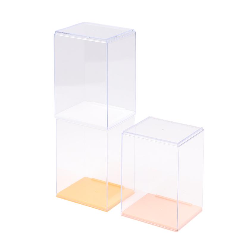 1 Piece Transparent Display Showcase High Quality Acrylic Storage Box Dustproof Thickened Doll Display Box For Home