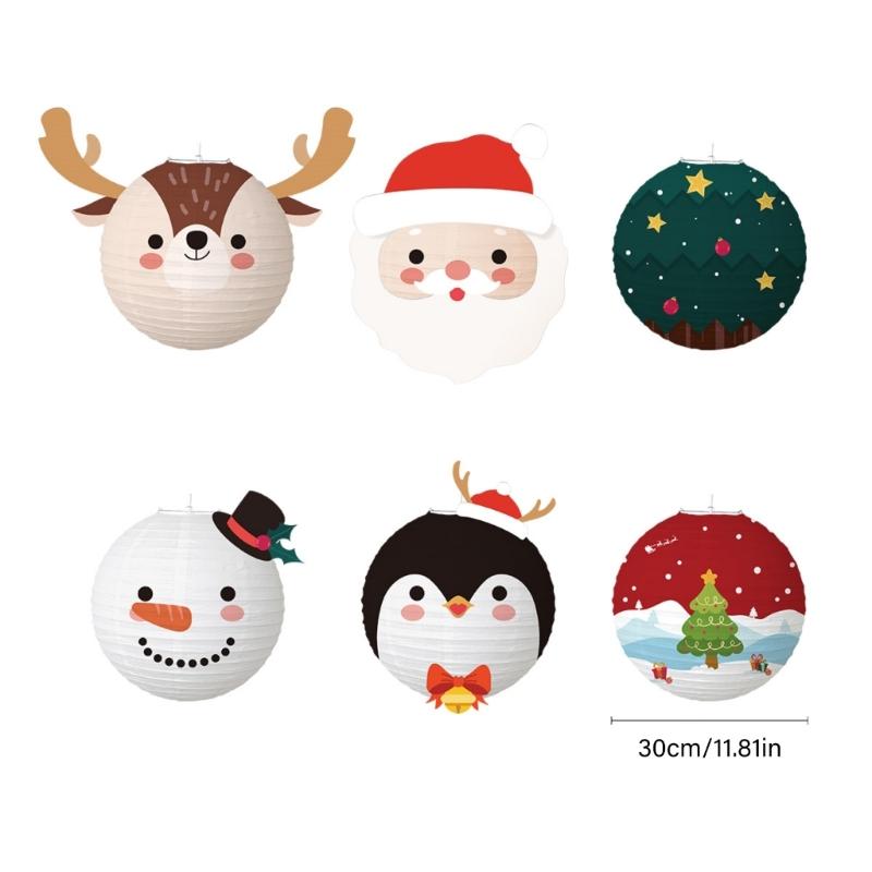 Creative Cartoon Christmas Paper  For Holiday Decors Indoor Outdoors Party Decoration Easy Assembly Sustainable