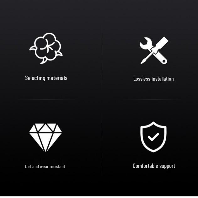 Универсальная подушка из пенополиуретана для подлокотника автомобиля с держателем для коробки с салфетками.