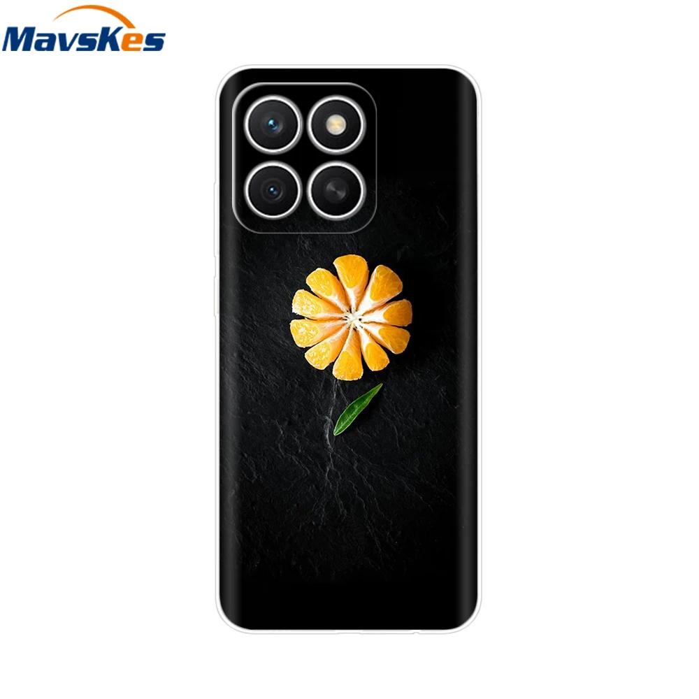 Чехол для Honor X8c HonorX8C 2025 Новая Мода Мультяшная Задняя Крышка Мягкий ТПУ Прозрачные Чехлы для Телефона Для Honor X8c Fundas Сумки Защитные