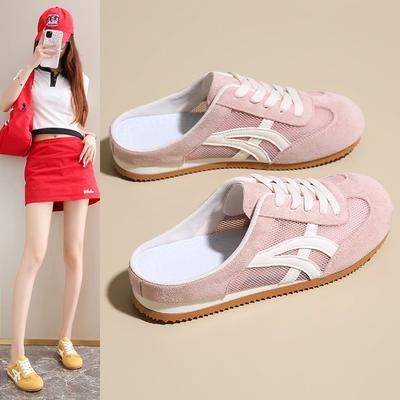 Баотоу полутапочки женские летние сетчатые повседневные кеды