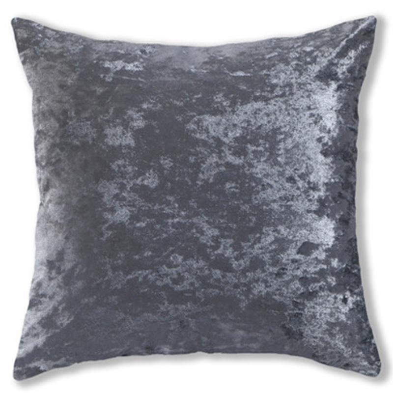 Наволочка в скандинавском стиле, бархатная серебряная домашняя подушка с ледяным дроблением, 45X45, декоративные подушки, блестящие наволочки