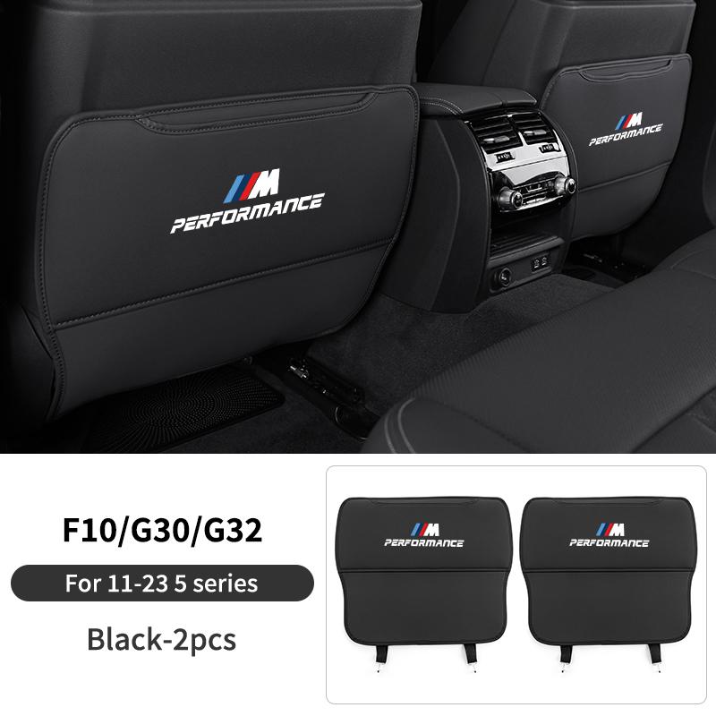 2025 Hot Car Seat Back Anti Kick Pad Leather Protector Cover For BMW 5 Series F10 G30 G38 G60 X1 U11 Auto interior Decoration Ac