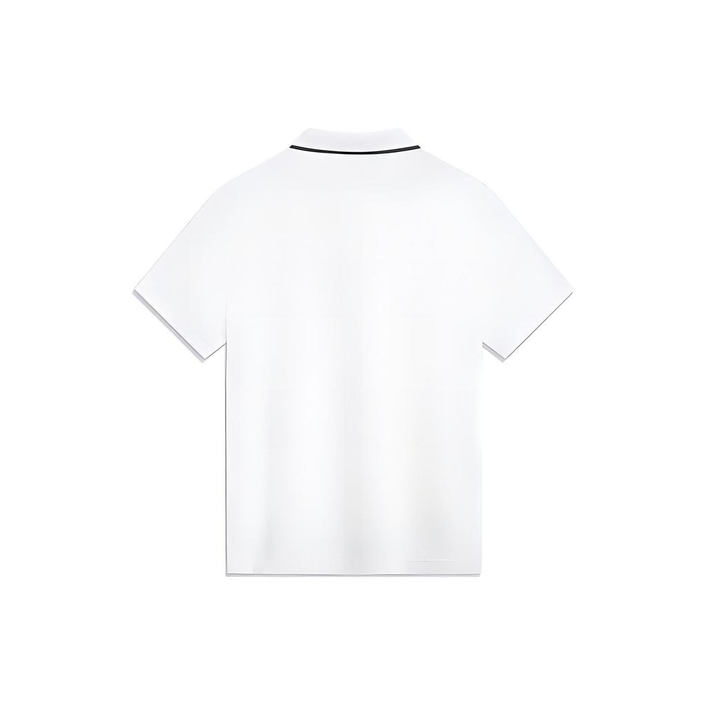 Li Ning Sports Lifestyle Series Casual Polo Shirt Men tops Off-White APLU259-1