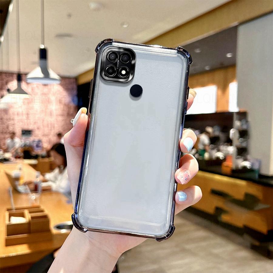 Противоударный чехол с защитой камеры (подушка) для Realme GT 5G 7 7T 14X 11 12 Pro Plus 12X 14 14T 8 9 5 6i 7i C31 Покрытие Силикон ТПУ Прозрачная крышка