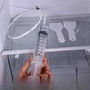 Clean Brush Kit for Refrigerator Drain Wash Brush Suction Syringe 1.5M Hose Fridge Drain Hole Cleaner Stick Dredge Tool