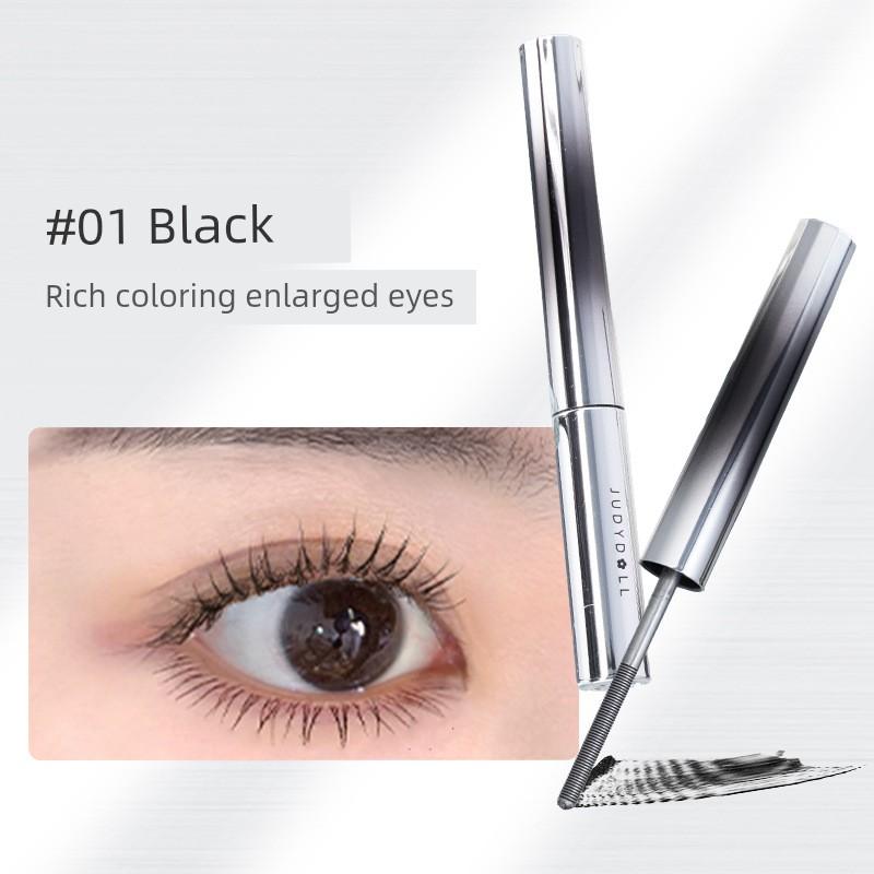Judydoll JudydoLL Steel Tube Mascara Long Curling Micro Curve Ultra-Fine Waterproof Long Lasting Non Smudge Thick Hair-Styling