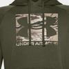 Under Armour Logo Print Hoodie With Drawstring Men Tops Green 1357939-390