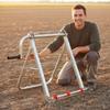 Lay Flat Hose Reel Heavy Duty Manual Winder Floor Standing for Gardeners