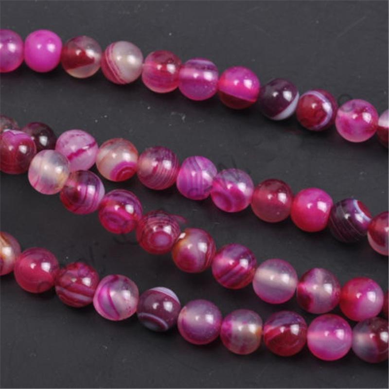 40 шт. Бусины из натурального камня круглые россыпью для изготовления ювелирных изделий своими руками браслет 4 мм