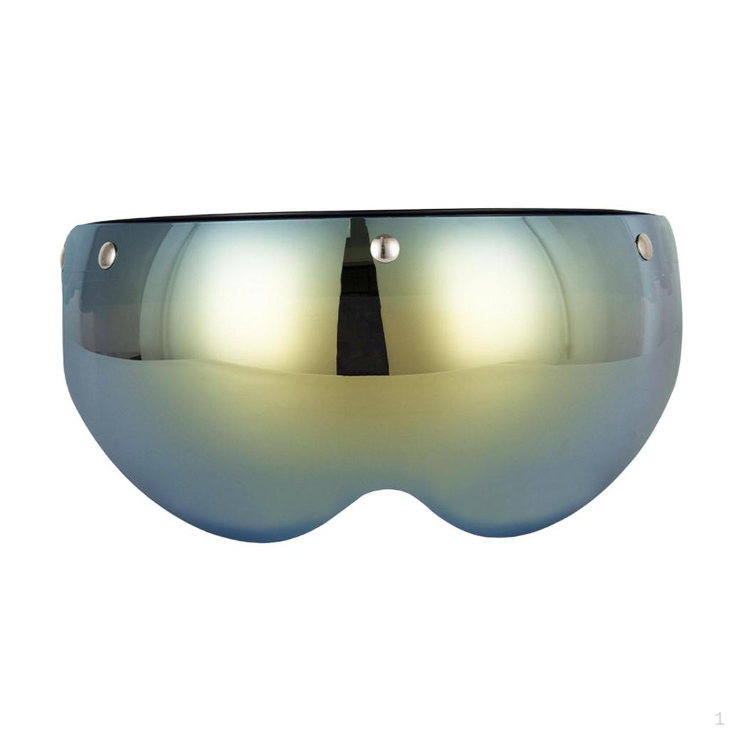 Helmet Visor Face Shield Accessory,Protective 3 Snap Simple Installation Repair Parts Flip up