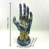 New Creative Games Controller Desktop Headphone Stand Cyberpunk Mechanical Arm Simulated Robot Hand Sculpture Stautes Decoration