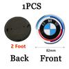 74mm 82mm Car Hood Front Badge Tail Trunk Emblem Replacement Sticker Bmw F20 F30 G20 f31 F34 F10 G30 F11 X3 F25 X4 I3 M3 M4 AV3