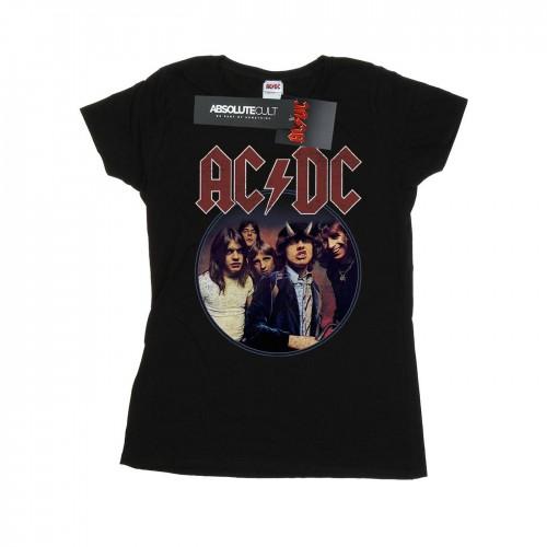 AC/DC Womens/Ladies Highway To Hell Circle Cotton T-Shirt