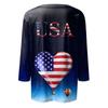 3/4 Sleeve Shirts For Women Cute Tops Graphic Tees  Blouses Casual Plus Size Basic Tops Pullover