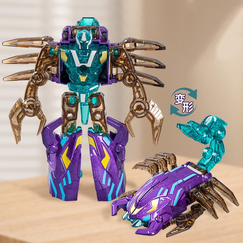 2 в 1 Трансформация Робот Игрушки Трансформирующаяся Игрушка Сплав Стали Богомол/Скорпион Трансформируется в Механического Воина Игрушка Детский Подарок На День Рождения