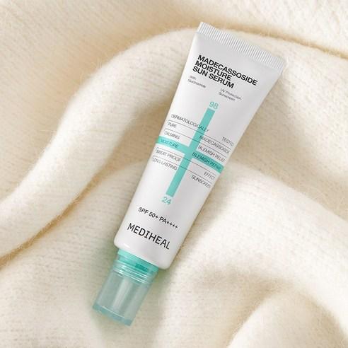 Mediheal Увлажняющая сыворотка с мадекассосидом от солнца SPF50+ PA++++ 50 г