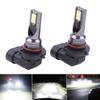 2Pcs 9005 9006 Led Hi-Low Beam Headlight 100W 19000Lm Fog Lights 6000K White