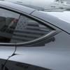 For Tesla Model Y 2019-2026 PVC Rear Window Flag Vinyl Decal Trim Sticker Window Panel Decorative Cover Car Exterior Accessories
