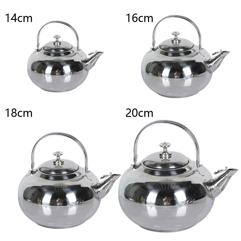 Stainless Steel Tea Pot With Tea Strainer Teapot With Tea Infuser Teaware Sets Tea Kettle Infuser Teapot