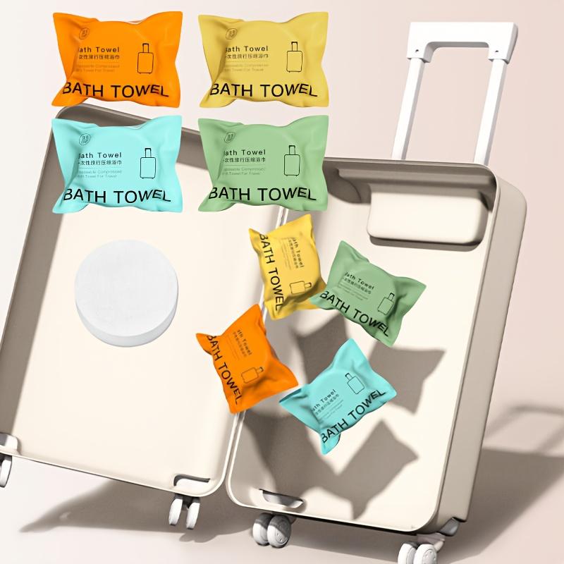 Thickened 10Pcs Individually Wrapped Soft Bath Towels for Travel Spa and Camping