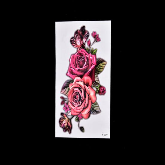 Yousheng Body Tattoo Charming Waterproof Convenient Flower Temporary Tattoo Sticker for Girls
