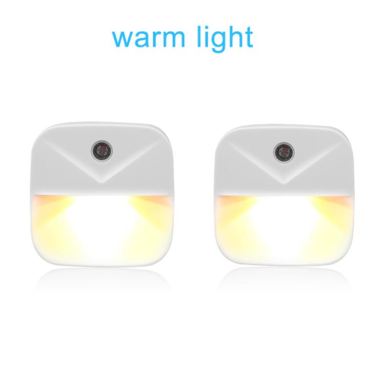 Умный датчик движения, беспроводной светодиодный ночник, автоматическое освещение, вилка европейского стандарта, энергосберегающий светильник, настенный светильник для защиты глаз, детская спальня