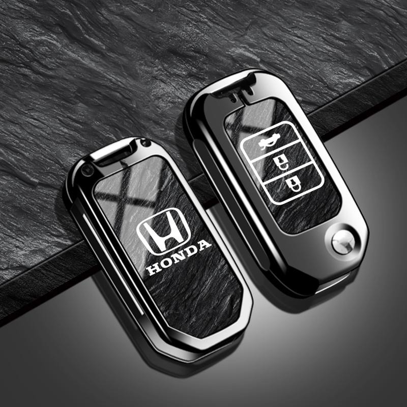 JBH4 New Car Remote Key Case Cover TPU Shell Accessories For Honda Civic HRV XRV CRV CR-V Crider Odyssey Pilot Fit Accord Protector