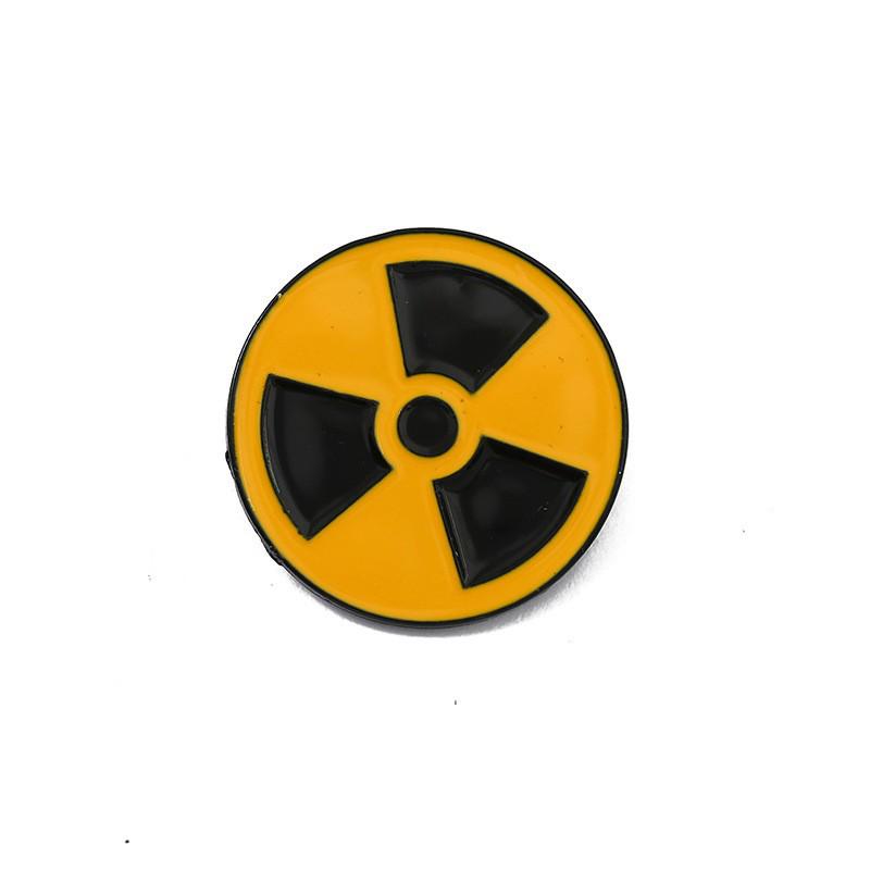 Брошь из сплава высокого качества Cross-Border в стиле ретро с бриллиантами и эмблемой антиядерной войны