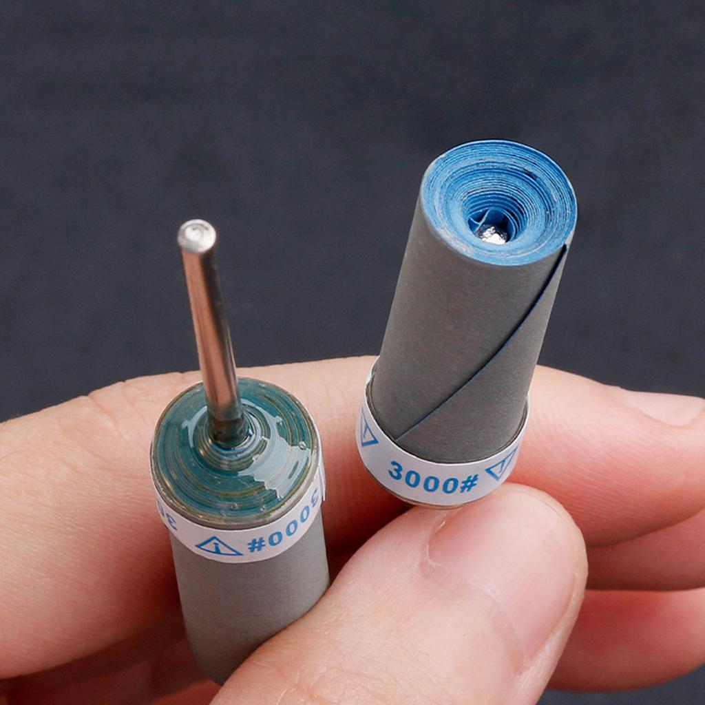 2.35 мм хвостовик зернистость 180-7000 наждачная бумага стержень шлифовальный брусок влажная сухая полировка шлифовальные головки круг ювелирные шлифовальные инструменты