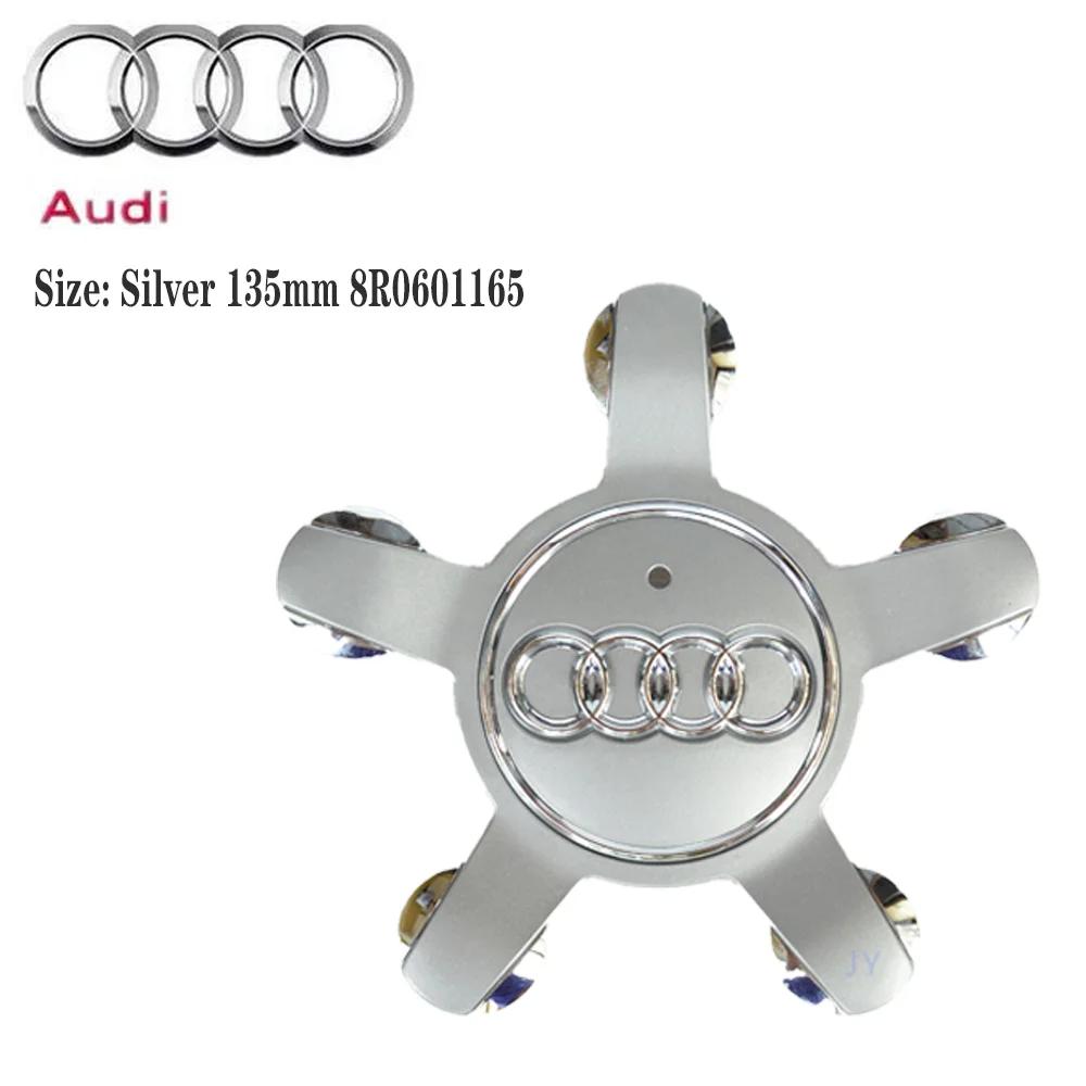 Accessories 4Pcs Car Hub Cover Auto Wheel Center Replace Caps Decoration For Audi A1 A3 A4 A5 A6 A7 A8 C5 Q3 Q7 Q5 Q2L R8 TT Q5L
