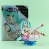 New Anime Hatsune Miku Action Figures Summer Bikini swim ring sweet girl PVC Action Figures Model Collecting Desktop Decor Toys