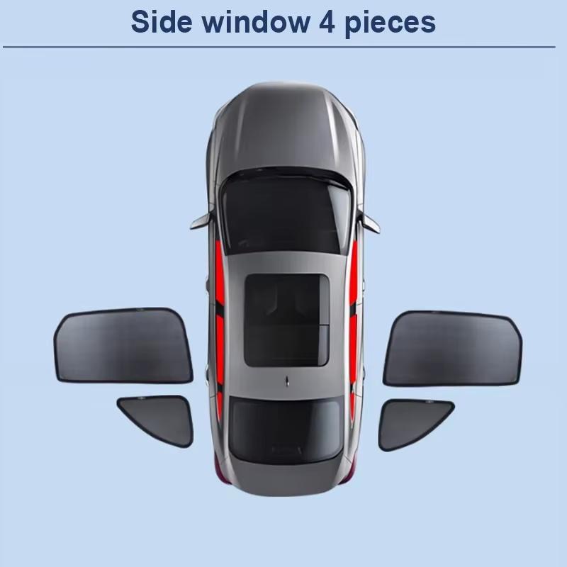 Car Mesh Sunshade For Jaecoo J5 5 2025~2027 Windshield Privacy Curtains Heat Insulation Magnetic Sunscreen Sun Visor Accessories