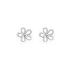 Hollow Daisy Stud Earrings Female Niche Design Earrings Raise Ear Holes Sleep Without Picking Earrings