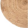 Tapis rond - Non spécifié - 80 cm - Jute - Marron - Entretien facile