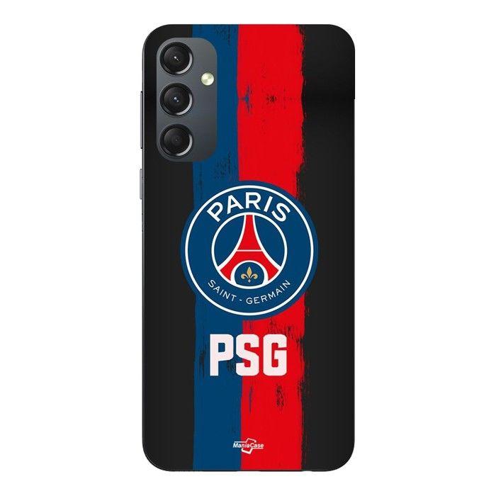Coque de téléphone - MANIACASE - Samsung Galaxy A54 - Silicone - Souple - PSG logo noir