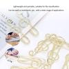 20Pcs Musical Note Paperclip Music Binder Shape Creativity Modeling Metal Craft Supplies