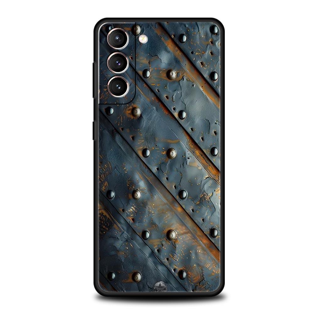 Винтажный индустриальный стиль Ржавый чехол-крышка для телефона для Samsung Galaxy S25 S24 S23 S22 S20 S21 FE Ultra S25Edge S10 Plus 5G Мягкий ТПУ