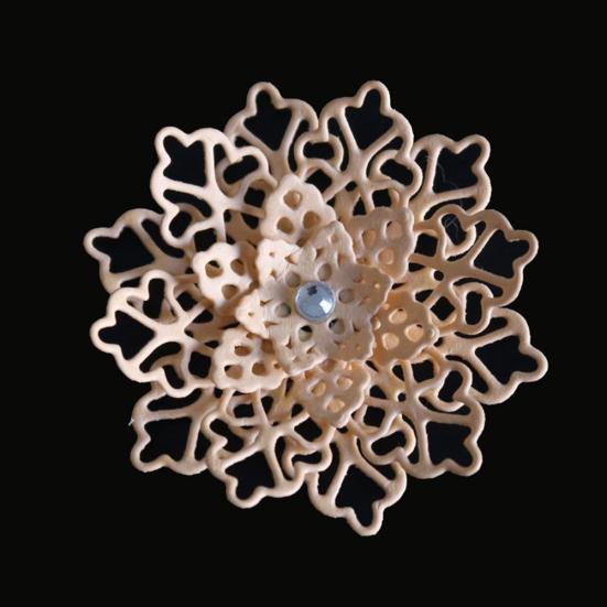 3 шт. Цветы Режущие штампы 3D Трафарет для DIY Скрапбукинга Po Альбом